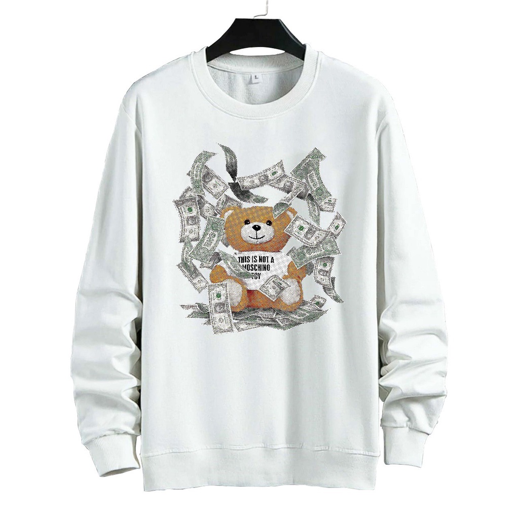 SWEATER UNISEX ( MONEY BEAR )PRIA DAN WANITA  SWEATER JUMBO,