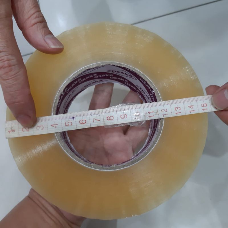 

Lakban bening jumbo 45MM x 500yard full