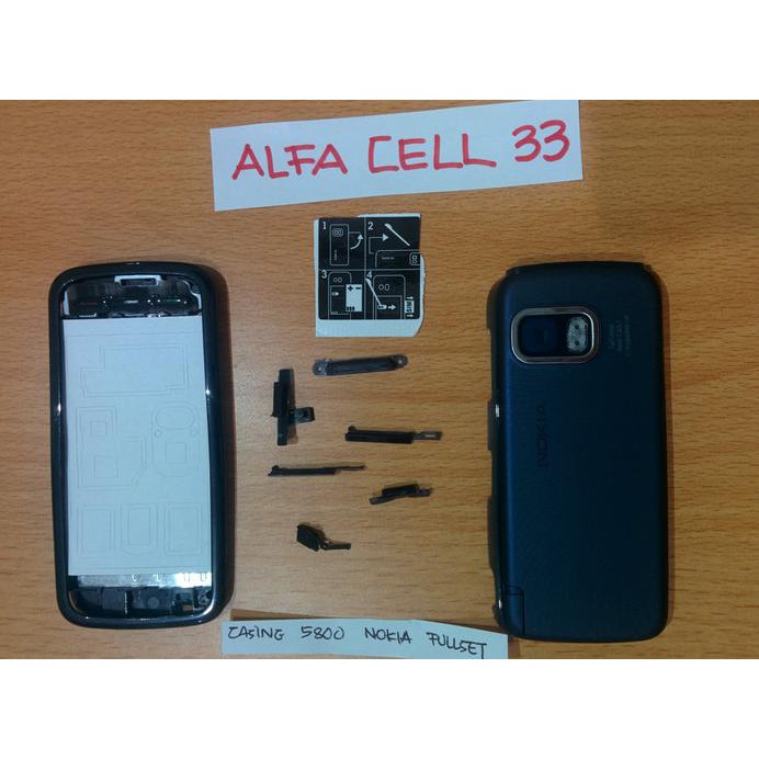 CASE HP NOKIA 5800 XPRESSMUSIC FULLSET KODE SERI 1603 CSG40