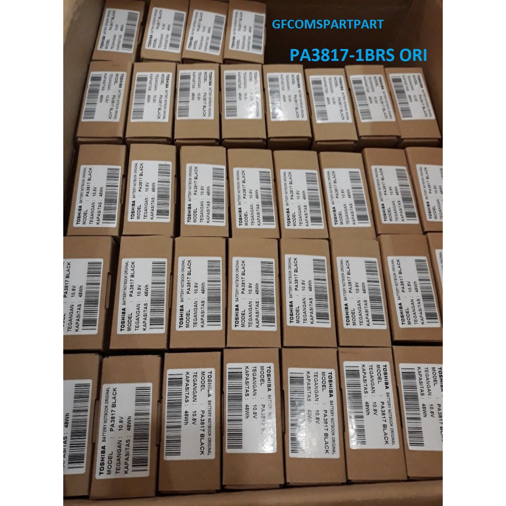 Murah ORIGINAL BATRE/BATERAI LAPTOP TOSHIBA PA3817-1BRS