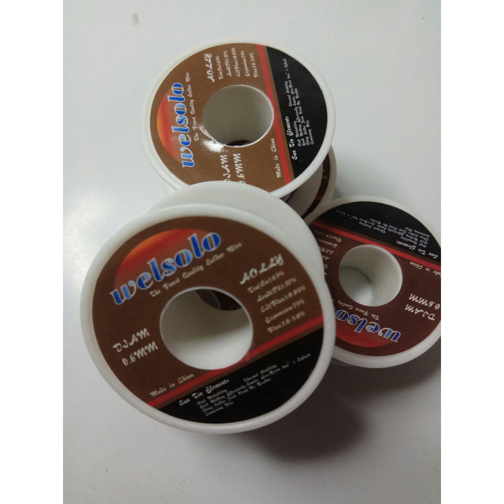 

Timah welsolo 0.6mm