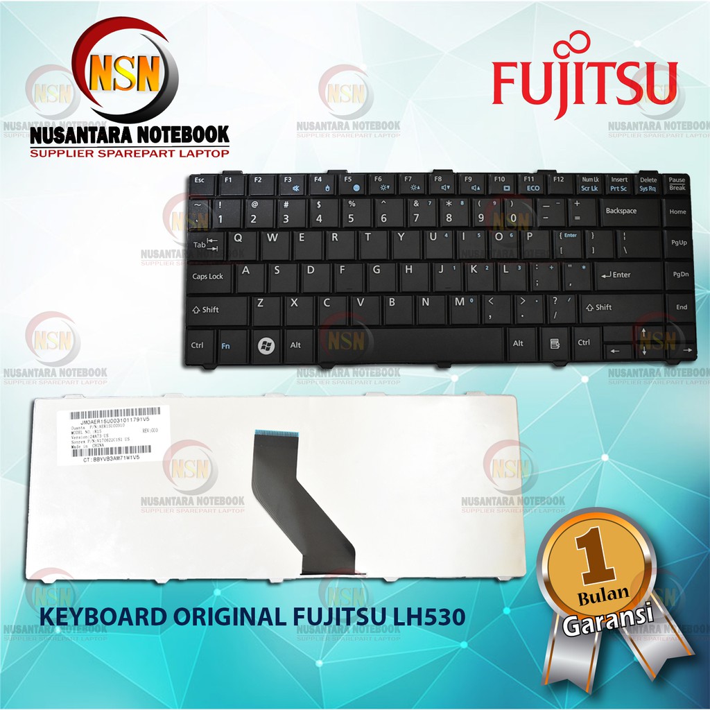 Keyboard Original Fujitsu Lifebook LH530 LH520 LH701 BH531