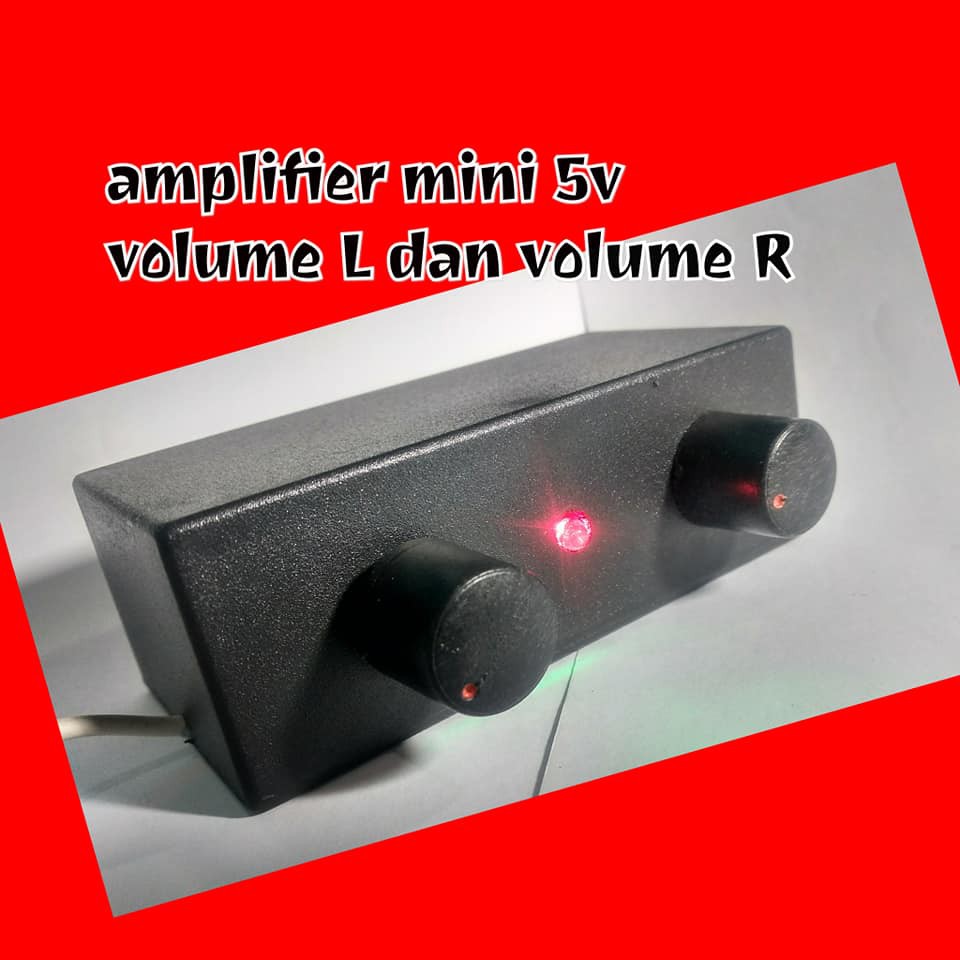Jual AMPLI Mini 2 Channel 5V / AMPLI MINI 5V STEREO / AMPLIFIER MINI