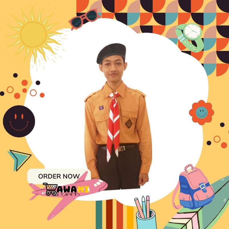 Seragam Pramuka Lengkap - SMP - Laki-laki