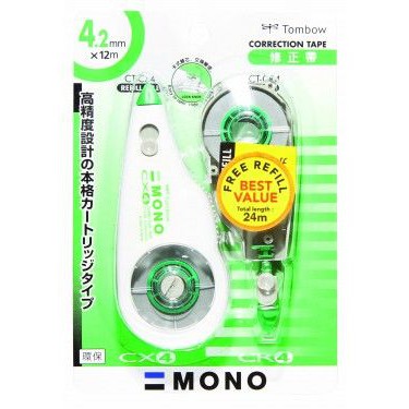 

TOMBOW Refillable 42mm X 12m Green Bonus CT-CR4