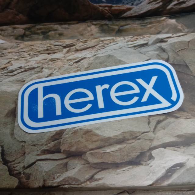 Sticker printing HEREX minimal pembelian harus 20rb