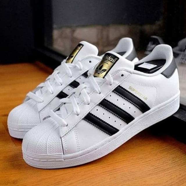 adidas superstar white black women original made in indonesia