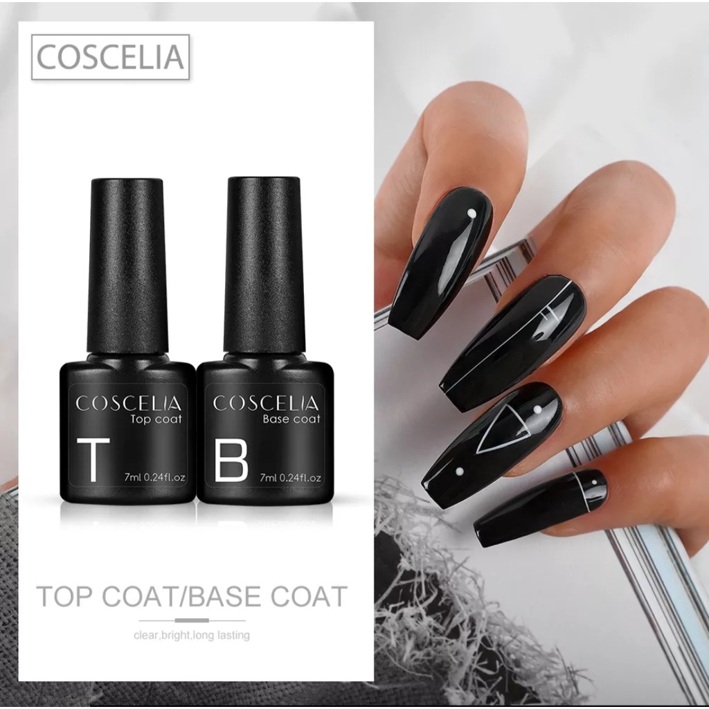 ORIGINAL COSCELIA Nail Gel Polish UV LED 10 ml / Kutek / Cat Kuku Murah