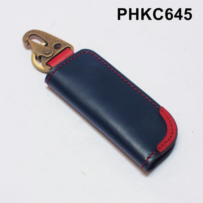 dompet stnk mobil motor model slim gantungan kunci biru merah PHKC645