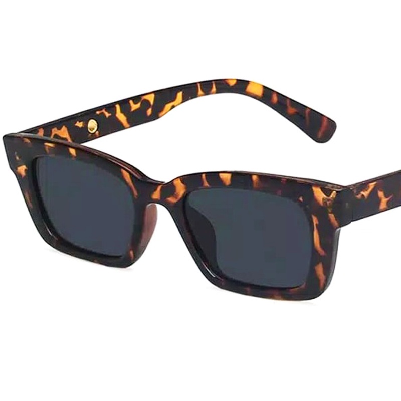 (COD) Kacamata Kotak Hitam Anti UV Sunglassess Kacamata Polarized Unisex MALLSHOPPING