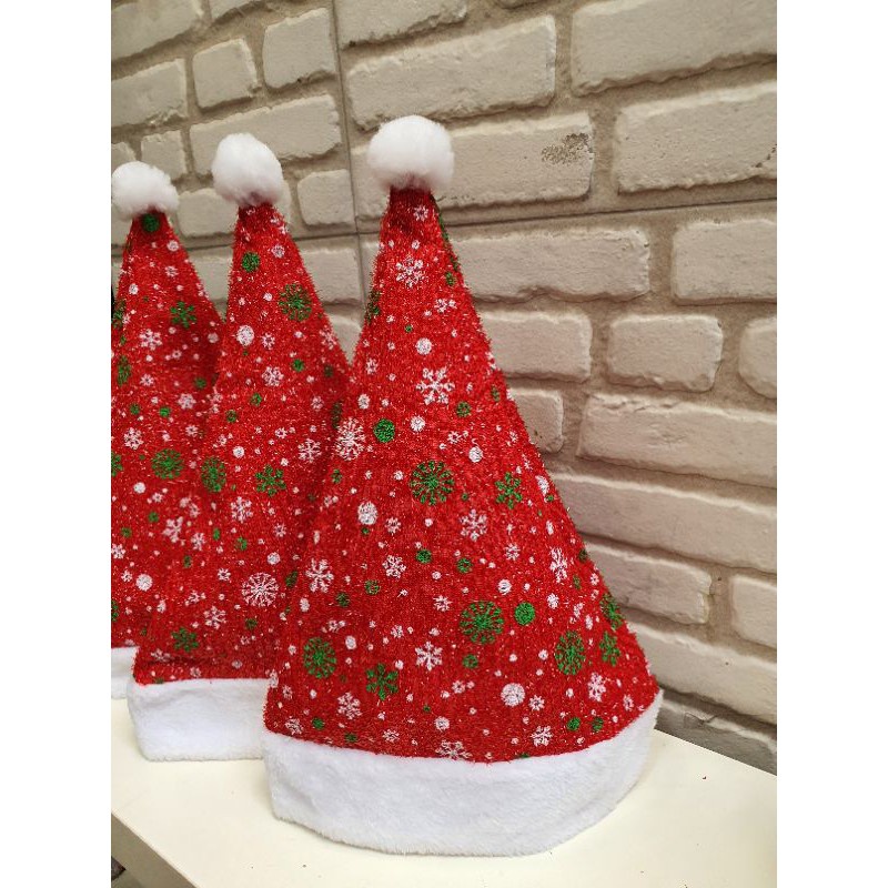 TOPI NATAL MURAH TEBAL PREMIUM AKSESORIES NATAL CHRISTMAS HAT ANAK BAYI