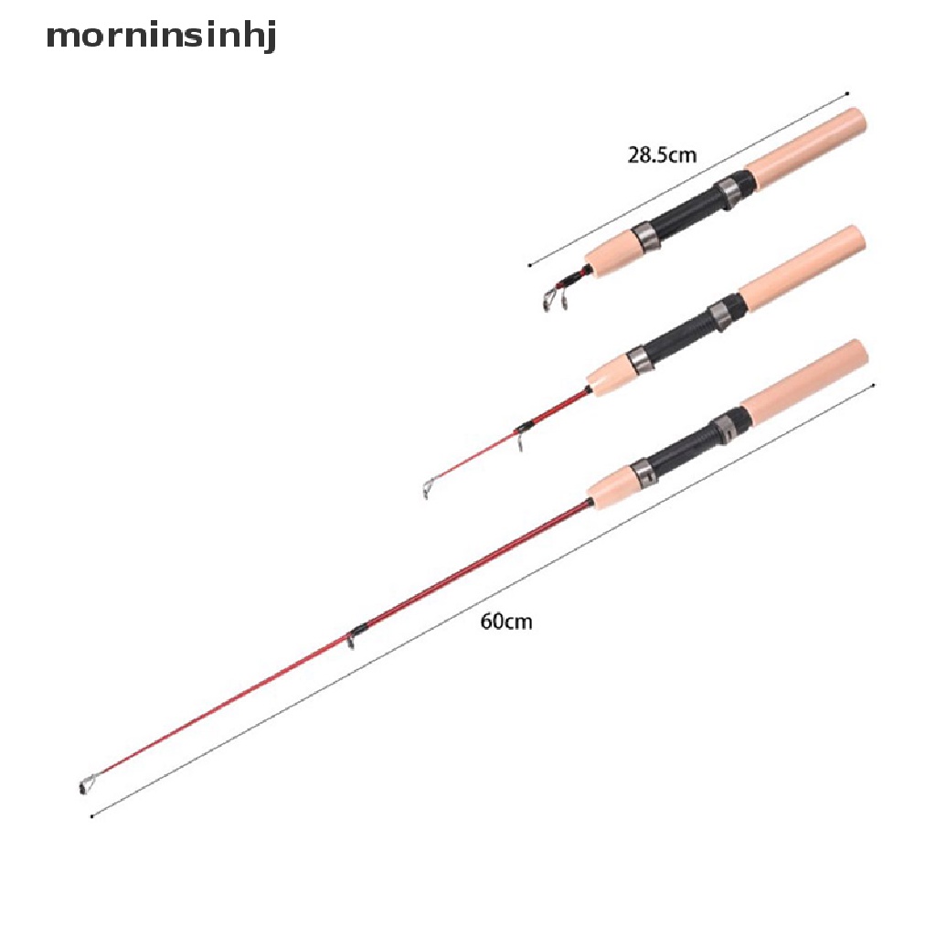 Mornin Joran Pancing Teleskopis Mini Portable Untuk Memancing Di Esmusim Dingin