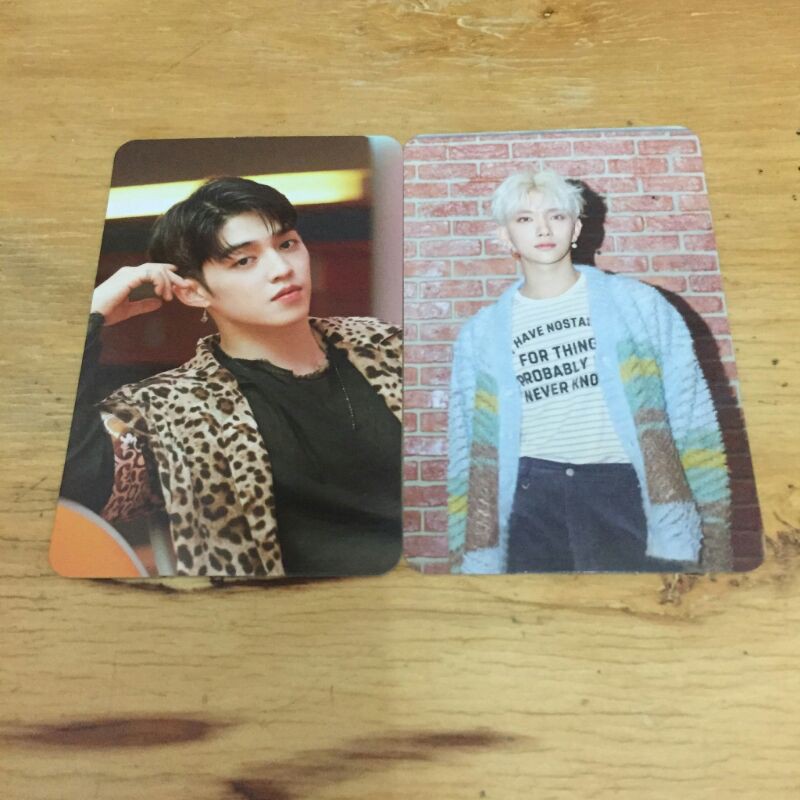Seventeen Scoups Joshua Yizhiyu Semicolon Fansign Benefit Photocard