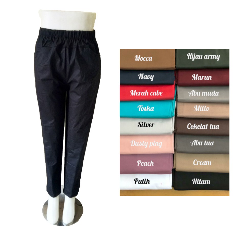 Celana bahan panjang wanita size XL XXL celana kain Celana bahan panjang wanita size XL XXL celana kain