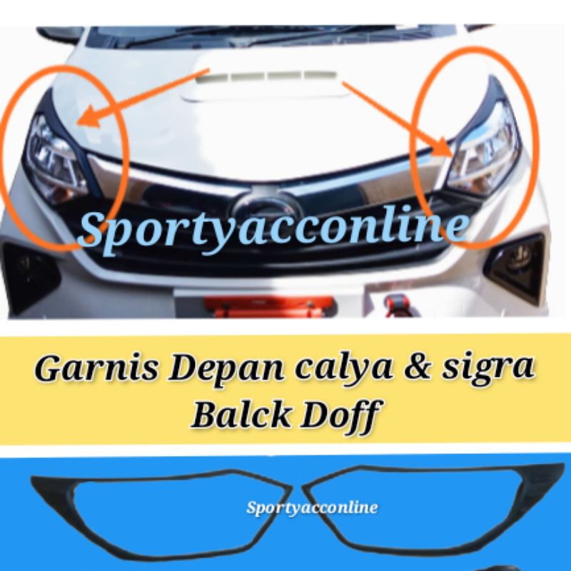 Garnis Depan Calya Dan sigra Black Doff