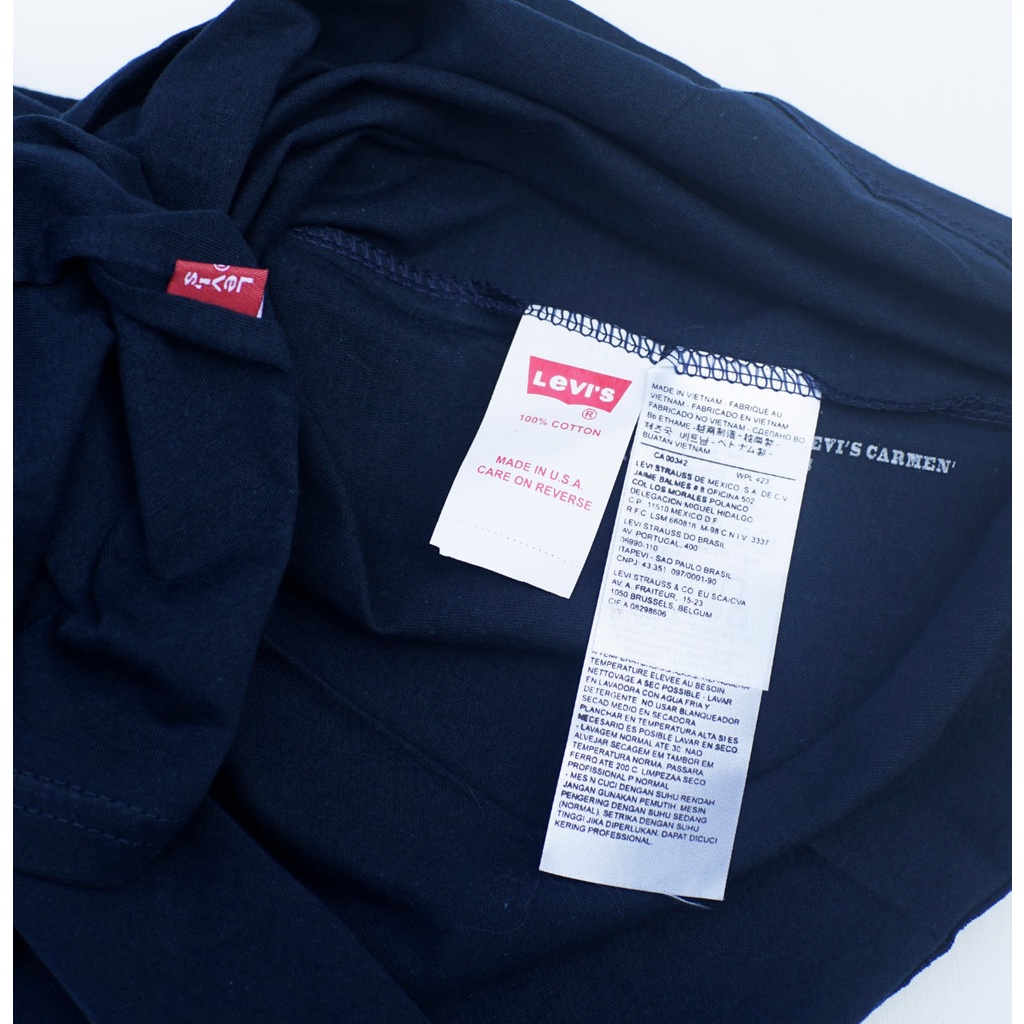 Kaos Levi's | Kaos Pria | Batwing Navy | KLPBW - 03