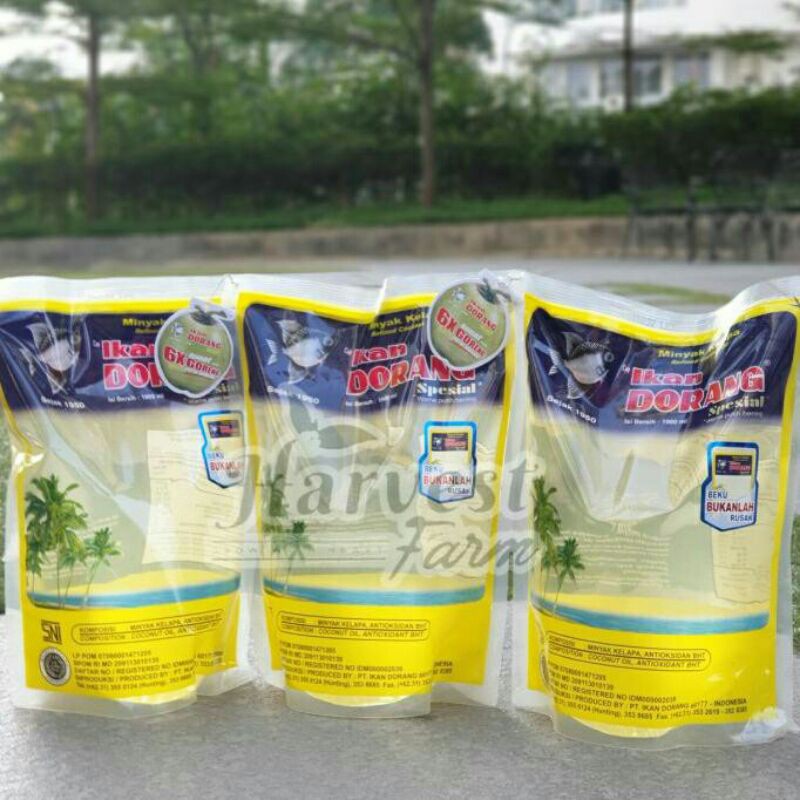 

Minyak kelapa ikan dorang 900ml