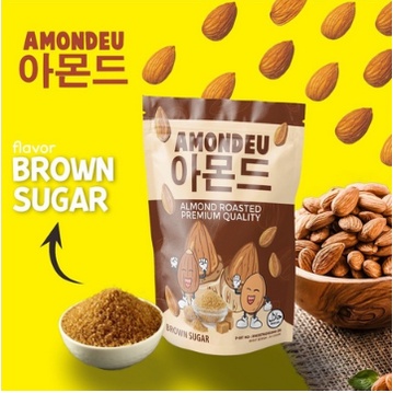 AMONDEU SNACK IBU HAMIL&amp;MENYUSUI ALMOND ROASTED WITH HONEY 30GR AMONDEU KOREAN ALMOND ROASTED 30gr - 100% Pure Almond Yummys Almond Kacang Almond Panggang