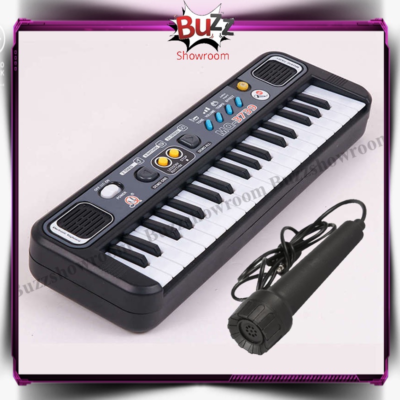 Electronic Keyboard 37 Keys Mainan Anak Edukasi Piano Mic Key