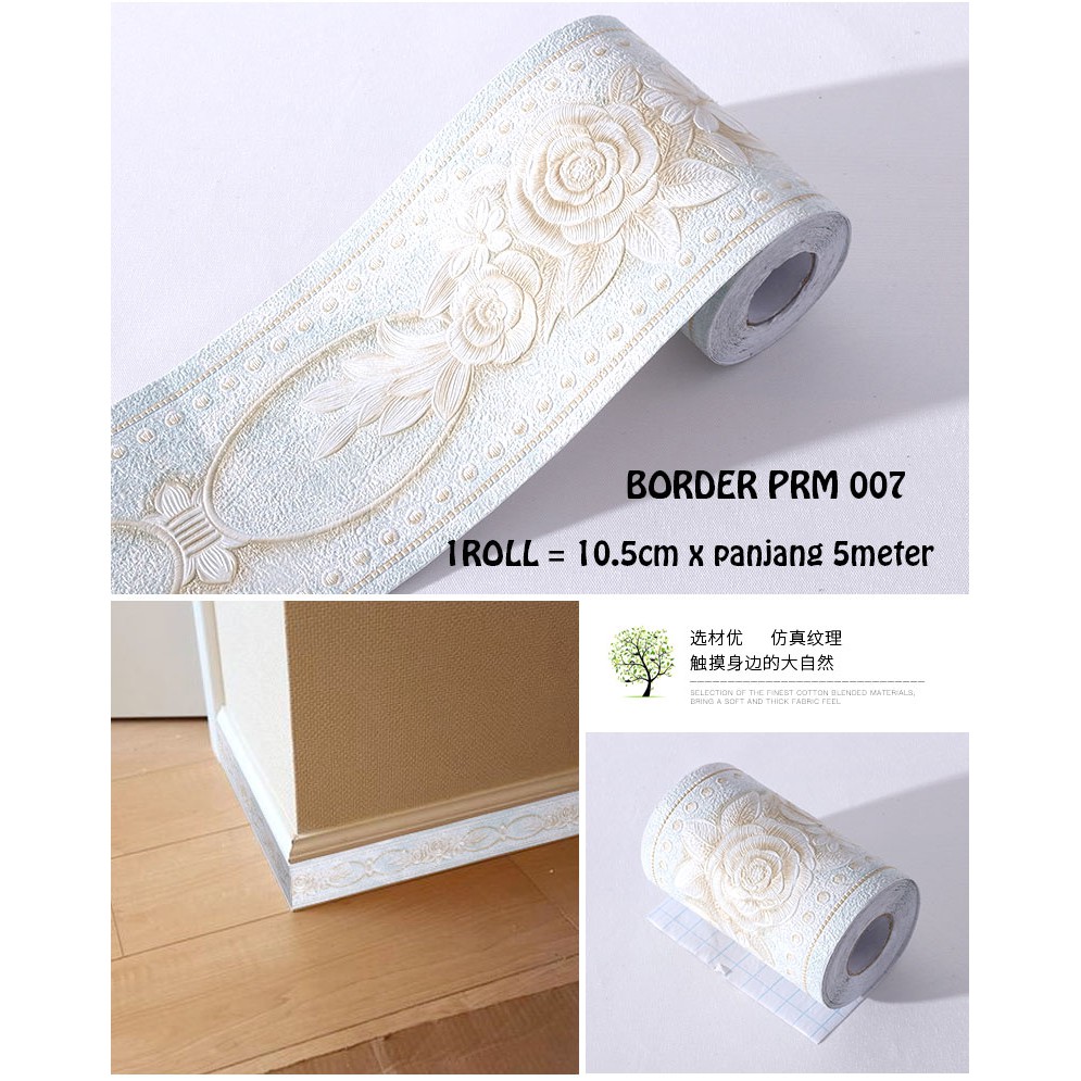 WALLPAPER BORDER STICKER PREMIUM 007 UK 10.5CM X 5 METER