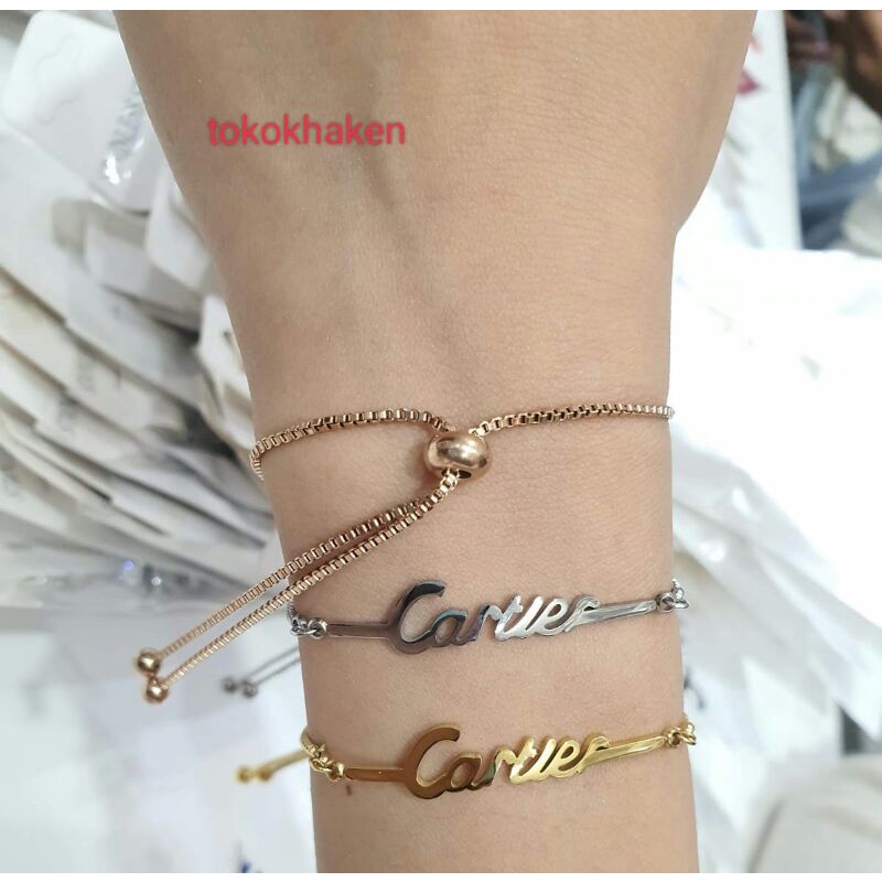 gelang Cartier titanium terbaru