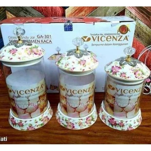 Glass Candy Jar Ga301 Vicenza Roopshaka