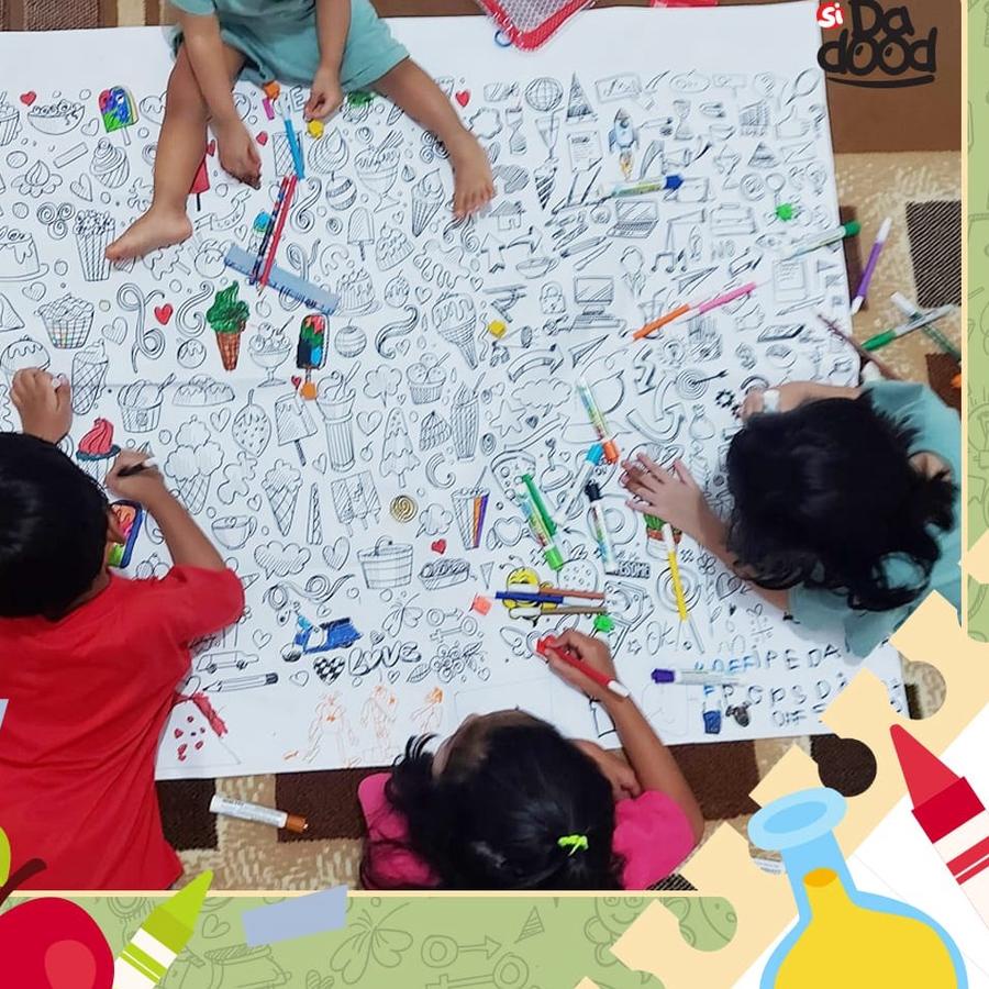 

[X_070] Poster jumbo giant coloring sheet TERBARU !!!