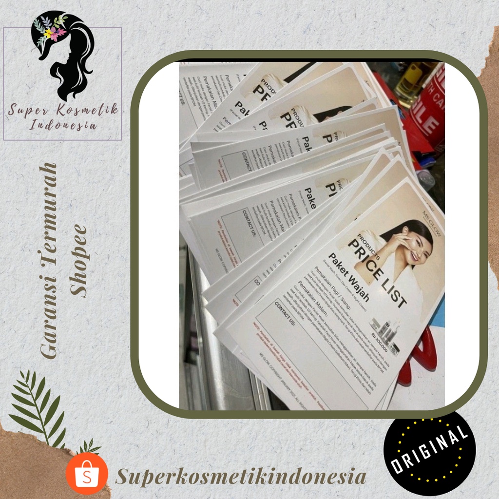 BROSUR MS GLOW / MS GLOW MEN