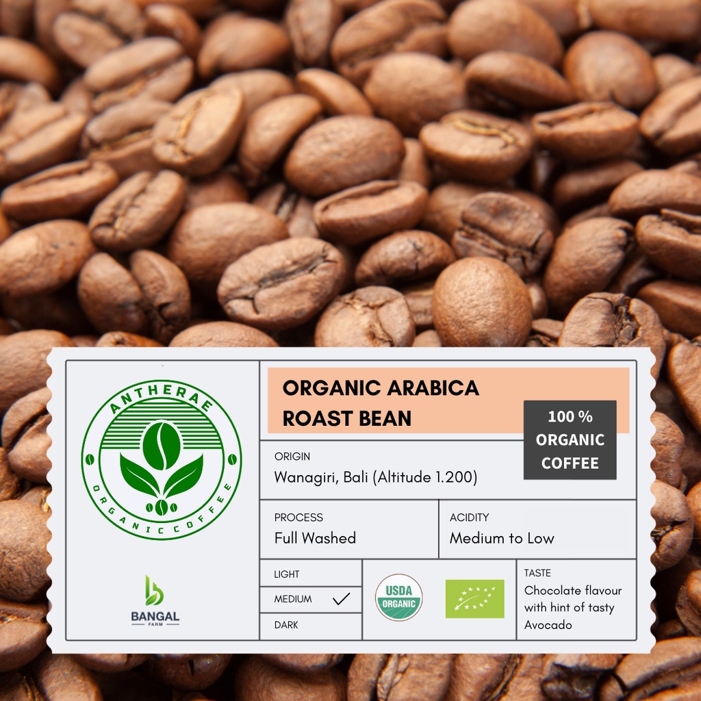 

Arabica Roast Bean - Coffee Organic by Antherae