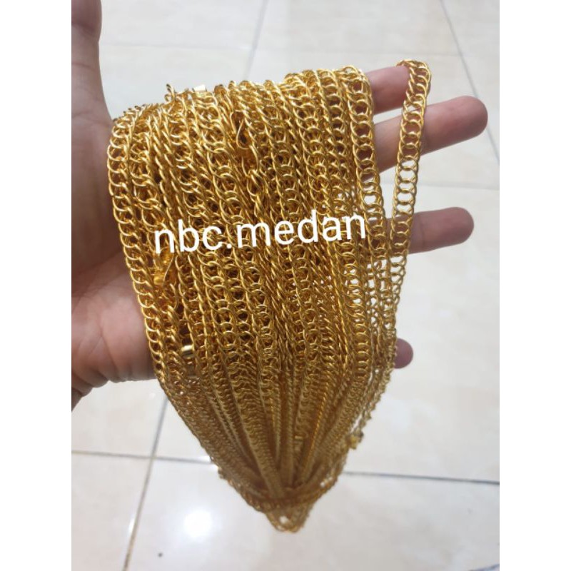 Rantai kalung replika mas 24k, mewah ,persis seperti aslinya