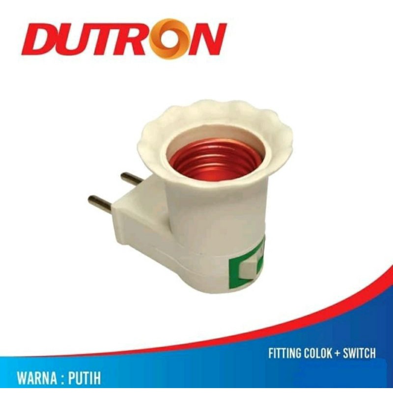 FITTING COLOK LAMPU ASLI KUNINGAN DENGAN SWITCH ON OFF MURAH