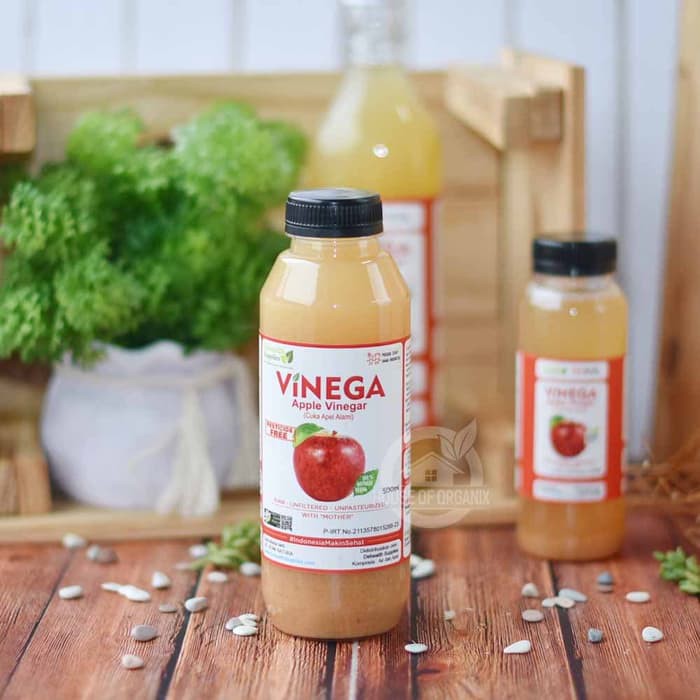 

Dehealth Supplies VINEGA Apple Cider Vinegar (Cuka Apel Alami) 500 ml Terjamin