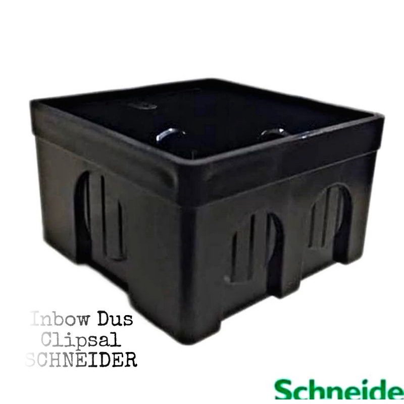 Inbodus Clipsal Schneider SWB_727245 Hitam / Mangkokan Hitam Tembok / IB dus Clipsal