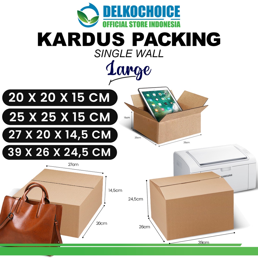 

KARDUS PACKING KARTON BOX LARGE DUS KOTAK PACKAGING BESAR POLOS TEBAL RUSFET