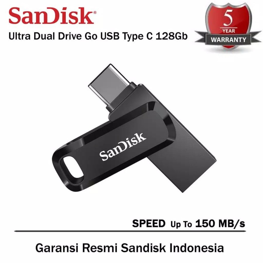 SanDisk Ultra Dual Drive Go USB Type-C Flashdisk OTG 32GB 150Mb/s