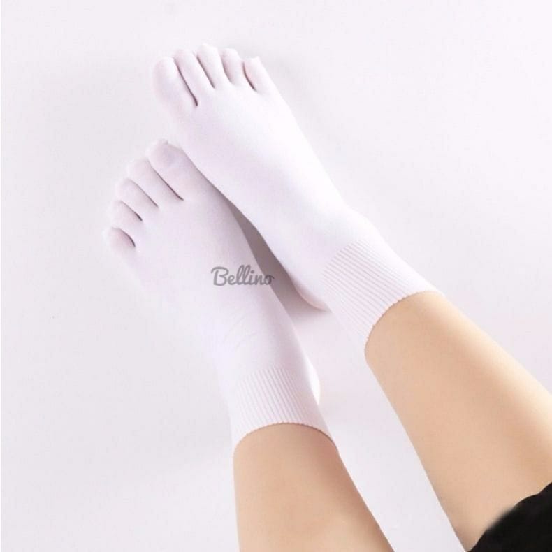 Kaos Kaki Cewek Jari Terpisah Kaos Kaki Jari Wanita Kaus Kaki 5 Jari Wanita Tipis Bahan Stoking Import Premium