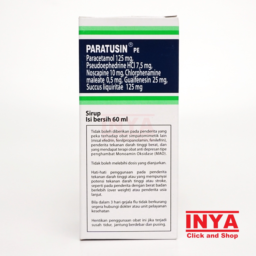 PARATUSIN OBAT FLU DAN BATUK 60ml