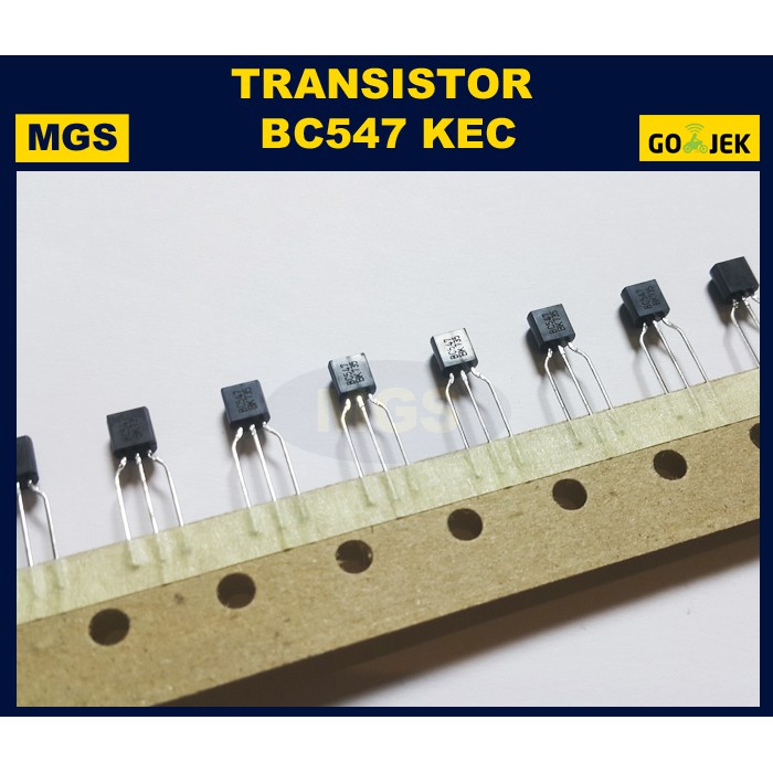 100Pcs Transistor BC547 KEC