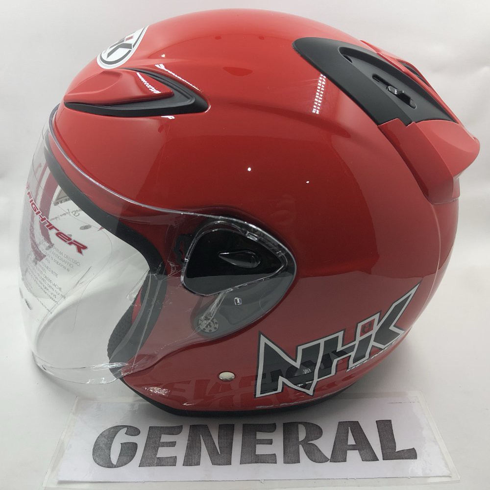 Helm NHK R6 Solid Red Merah  Terlaris