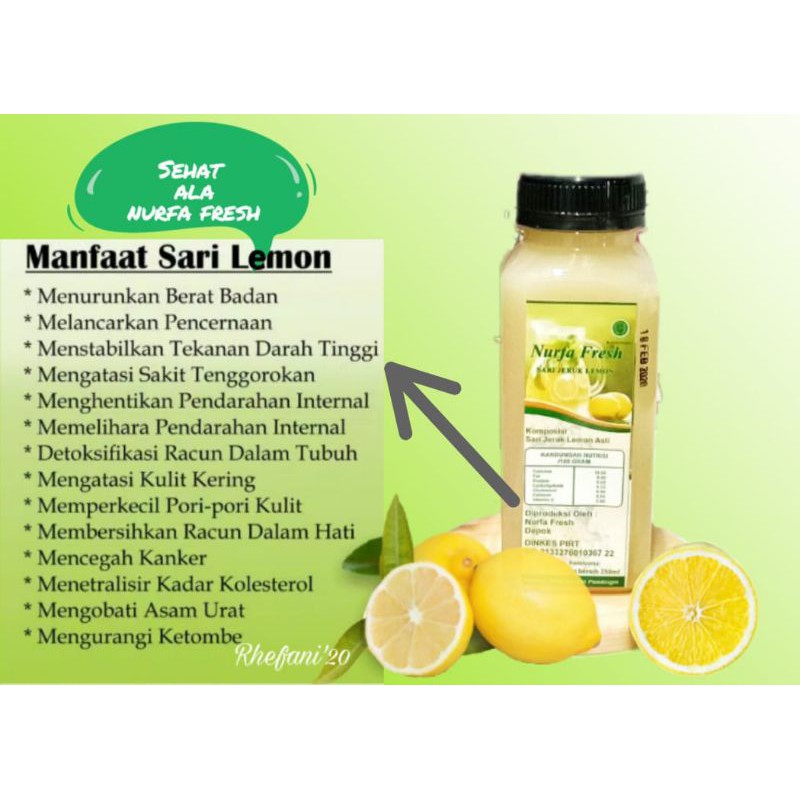

nurfa freesh ukuran botol 250ml