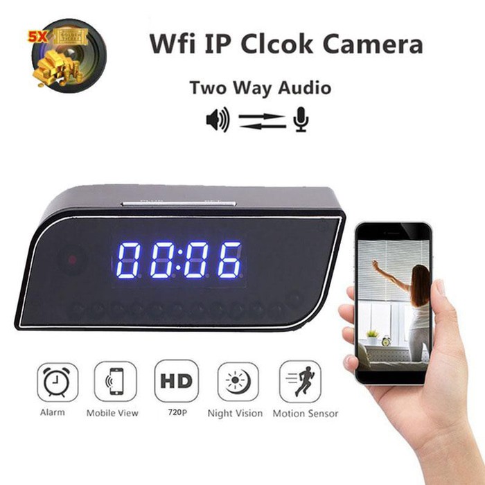 Spy cam jam meja HD WIFI