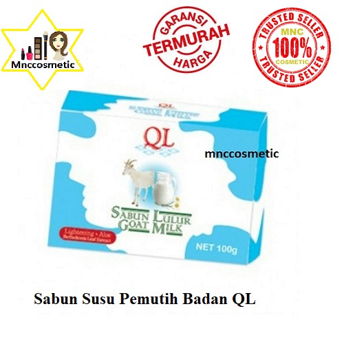 Sabun Susu Pemutih Badan QL