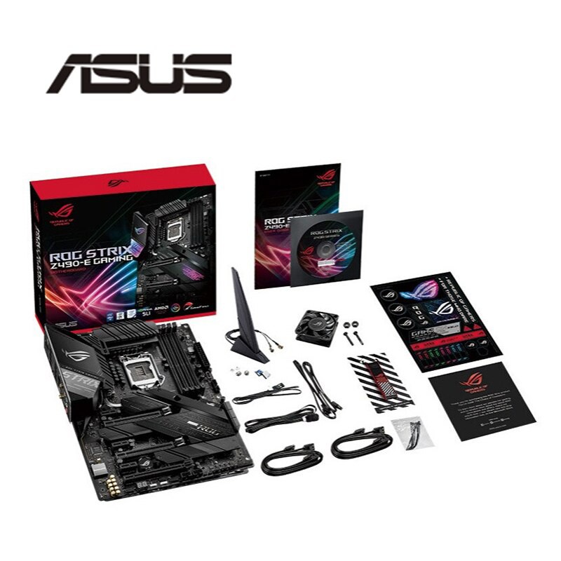 OKE ASUS ROG STRIX Z490-E GAMING (LGA1200, Z490, DDR4, USB3.2, SATA3) MANTUL GAN