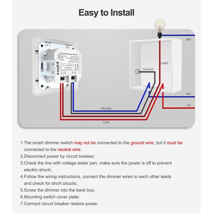 ARBIT - WIFI DIMMER SWITCH TUYA
