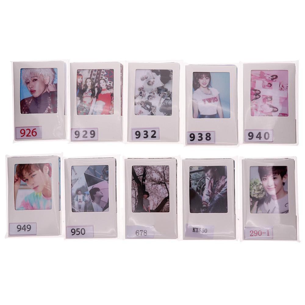 Timekey 10pcs Stiker Kartu Foto KPOP EXO BTS Untuk Dekorasi B7Y2