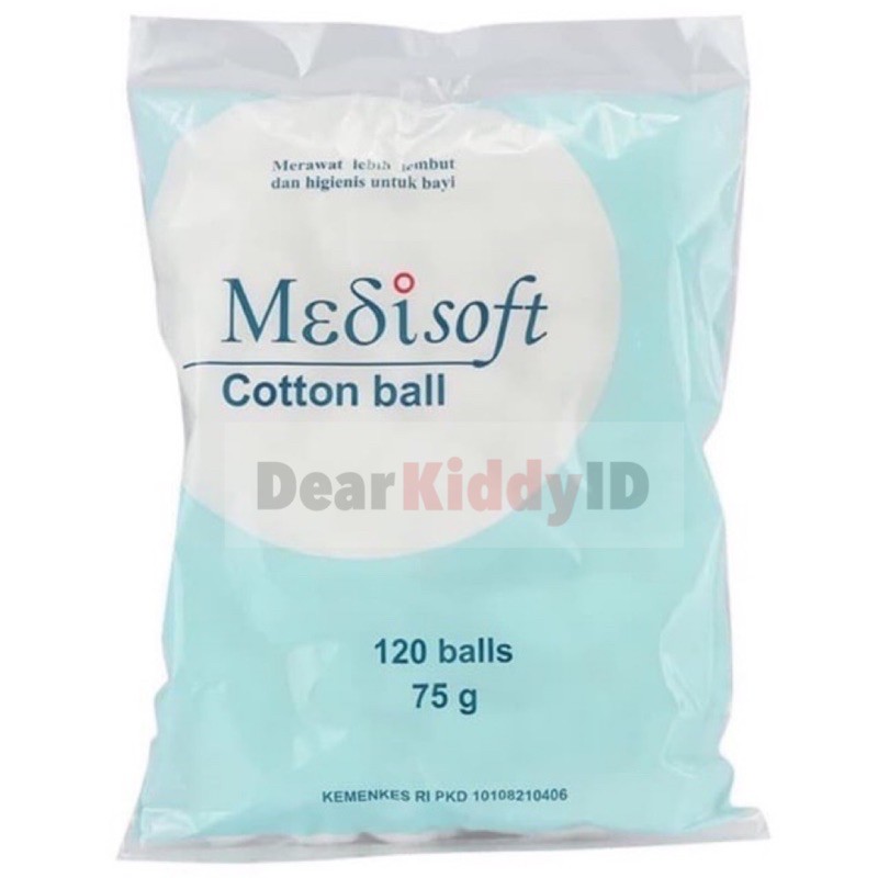 Medisoft Cotton Ball / Kapas Bola / Kapas Bulat 120 Balls