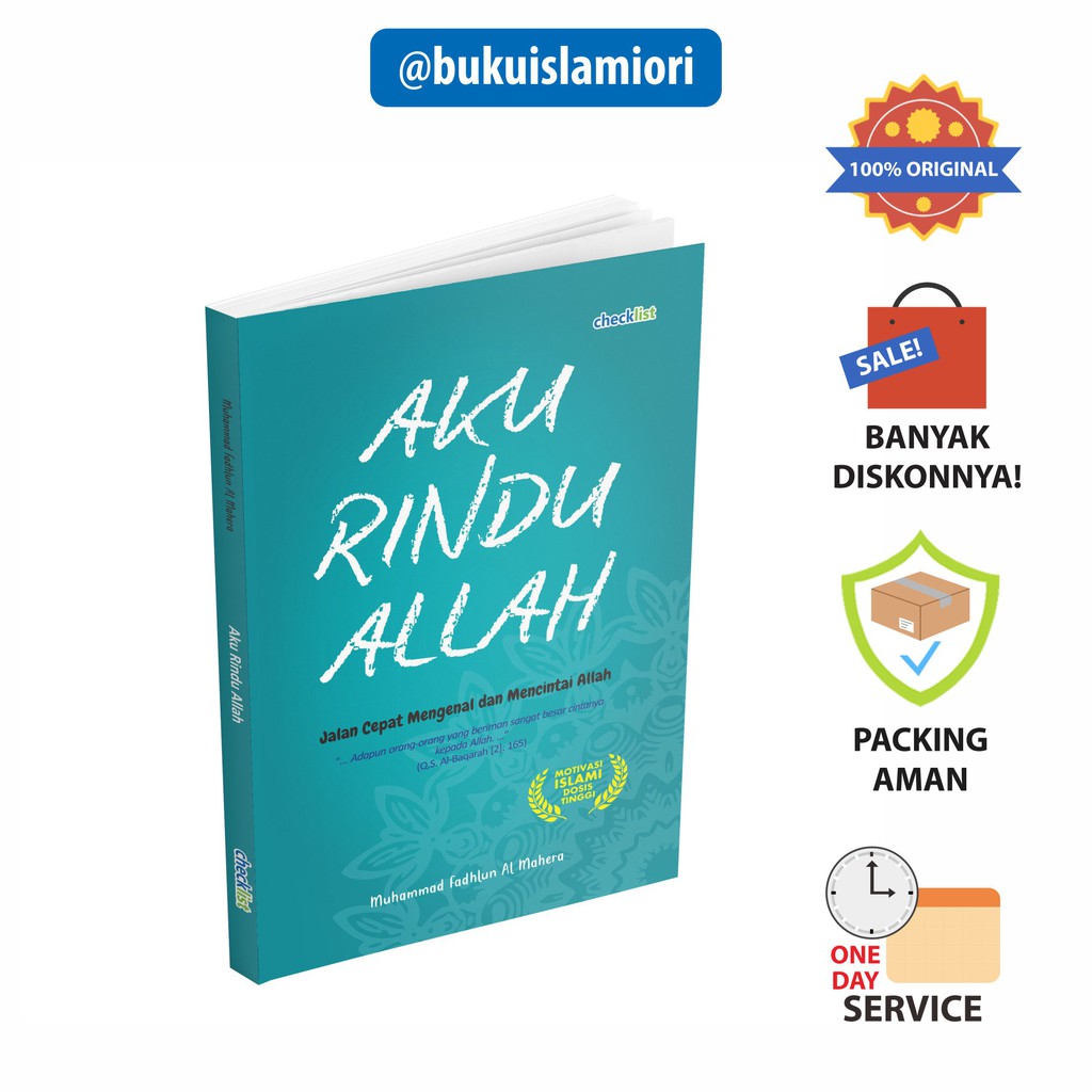 Buku Motivasi Islami Aku Rindu Allah