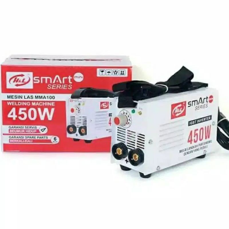 Mesin Las 450watt smart series MMA100 travo las smart 450watt