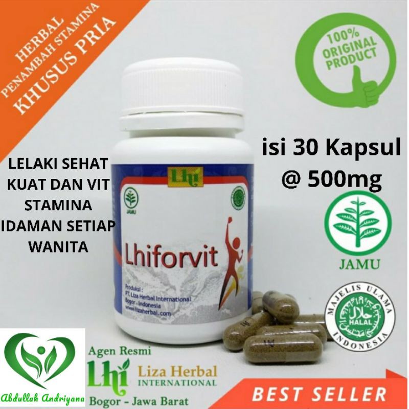 

Kapsul Herbal Khusus Pria Dewasa LHIFORVIT Meningkatkan Stamina Pria Dewasa
