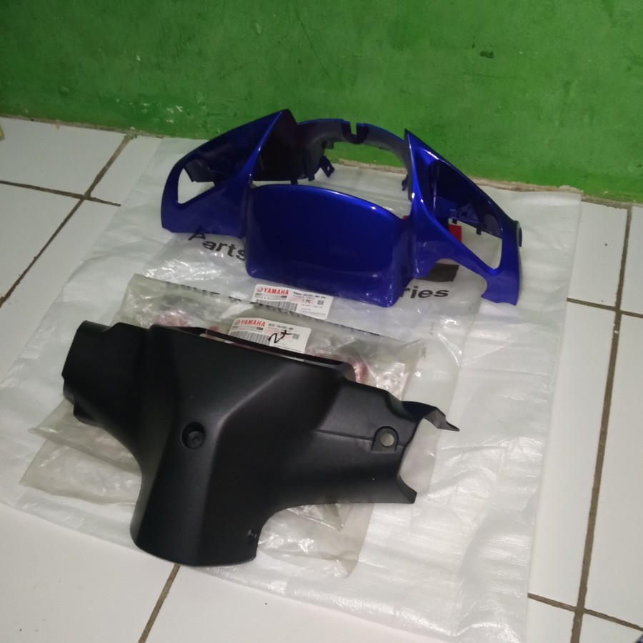 batok depan belakang set biru f1zr ori ygp original yamaha fizr fiz f1z r kopling cover handle